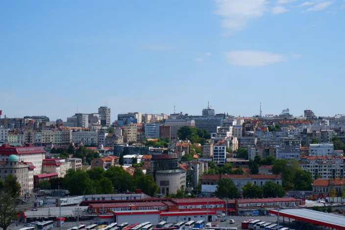 View from Belgrade Waterfront