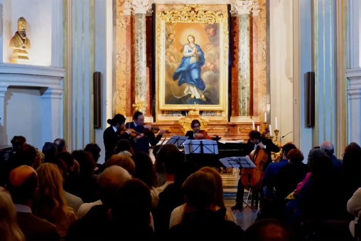 Classical concert in a church