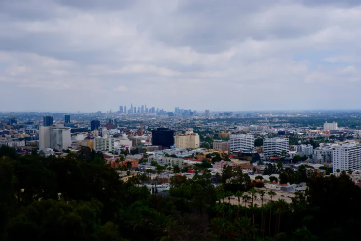 Hollywood, as seen from Runyon Canyon