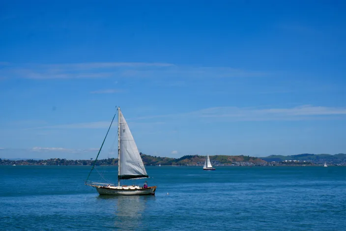 Yachts in the bay