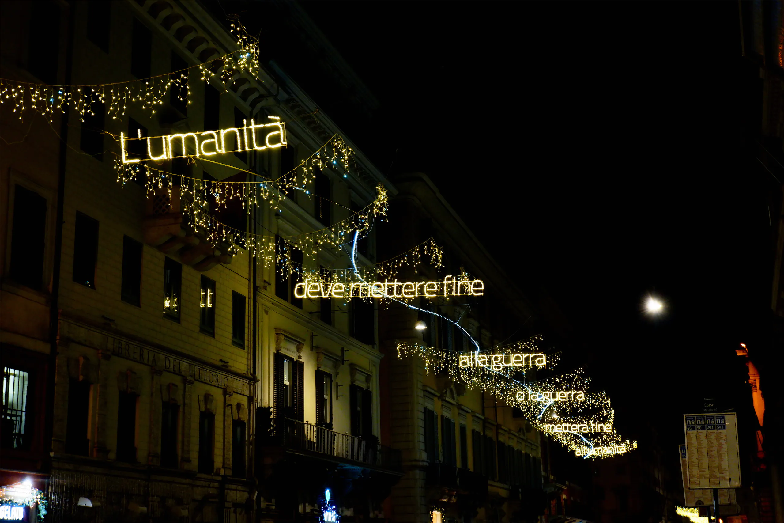Christmas decor with a message
